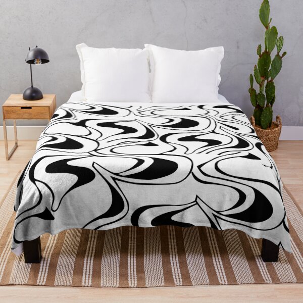Item preview, Abstract Black Wavy Pattern Vector Modern Minimal Design designed and sold by jayson salvador.