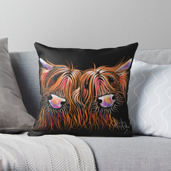 Cow print outlet cushion