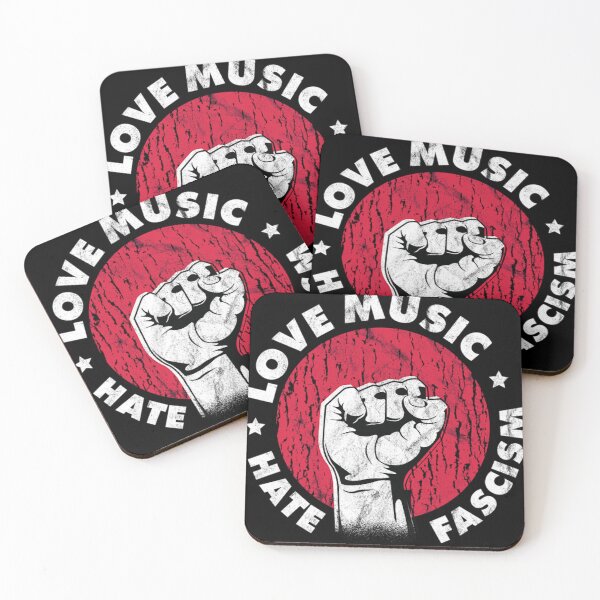 Item preview, Love Music Hate Fascism designed and sold by jeremiassendy.