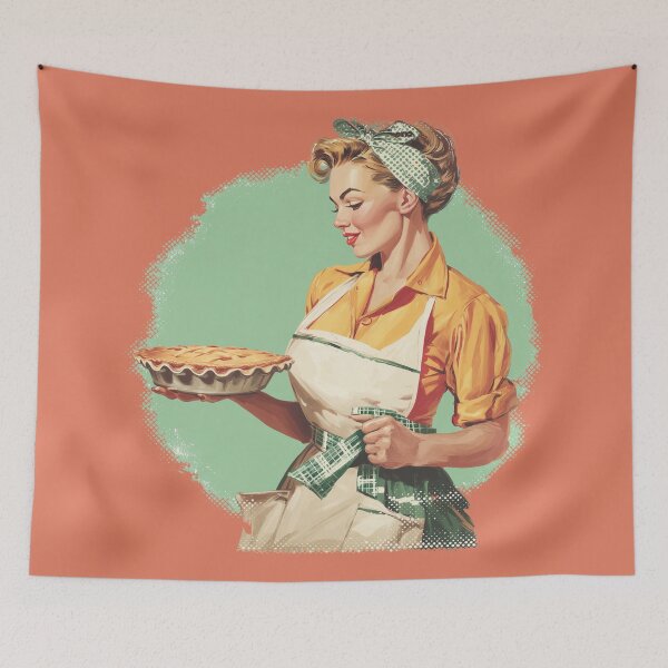 Item preview, Vintage Retro Baking Mom T-Shirt & Sticker designed and sold by Clawffirmations.