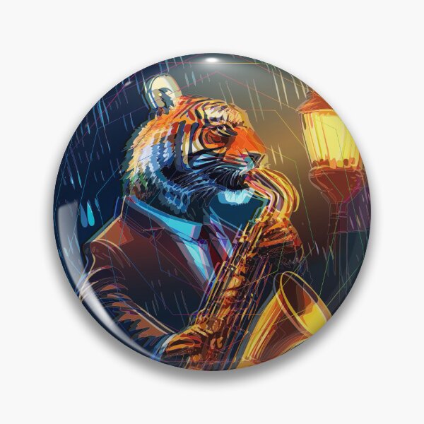 Item preview, Acid Jazz Fusion Tiger designed and sold by Tigerbuck's.