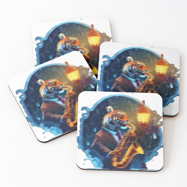 Item preview, Acid Jazz Fusion Tiger designed and sold by Tigerbuck's.