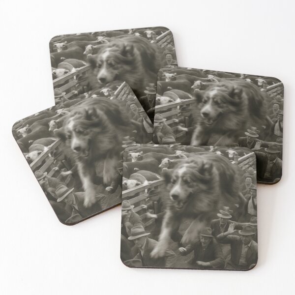 Item preview, Rampaging Australian Shepherd Horror in 1930s Dallas designed and sold by Flying Doggo.