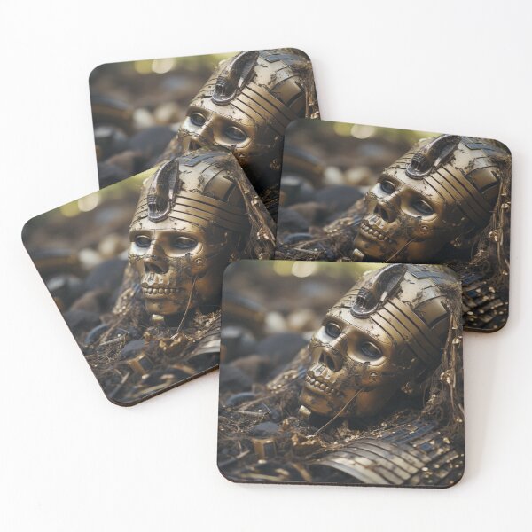 Item preview, Gilded Ritual Skull – Gothic Macabre Relic designed and sold by landletsy.