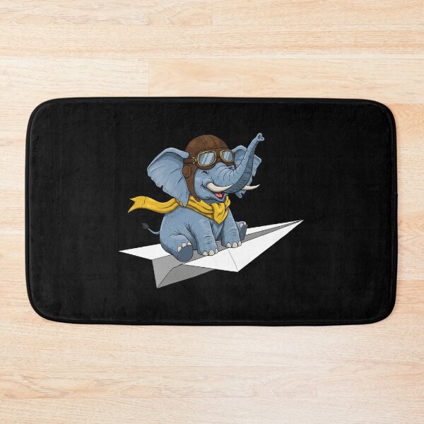 Item preview, Flying Elephant on Paper Airplane designed and sold by TeeARTHY.