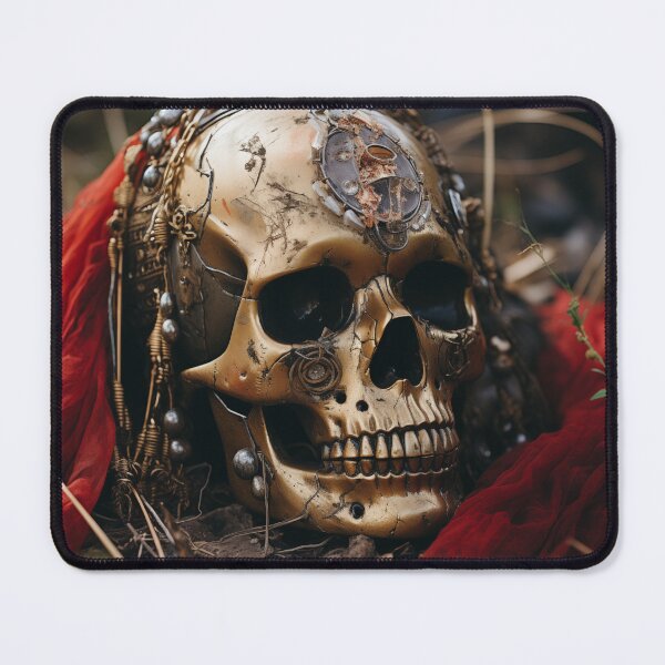 Item preview, Death at the Writing Desk – Gothic Skeleton Illustration designed and sold by landletsy.