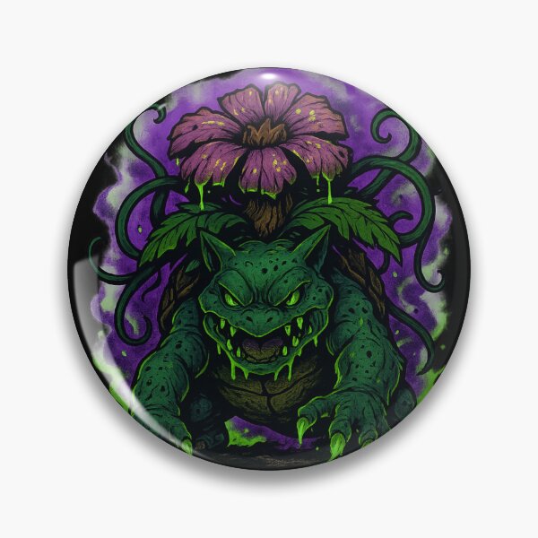 Item preview, Toxic Bloom Guardian – Elemental Beast Illustration designed and sold by LowBatteryBrand.