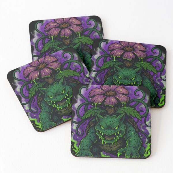 Item preview, Toxic Bloom Guardian – Elemental Beast Illustration designed and sold by LowBatteryBrand.