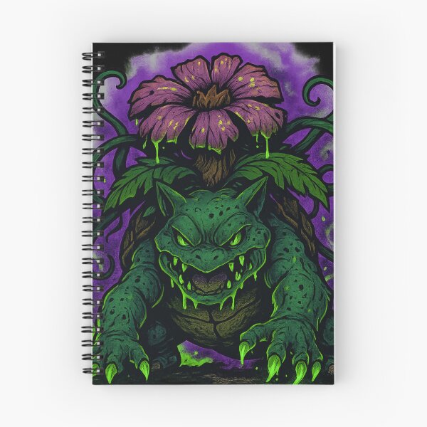 Item preview, Toxic Bloom Guardian – Elemental Beast Illustration designed and sold by LowBatteryBrand.