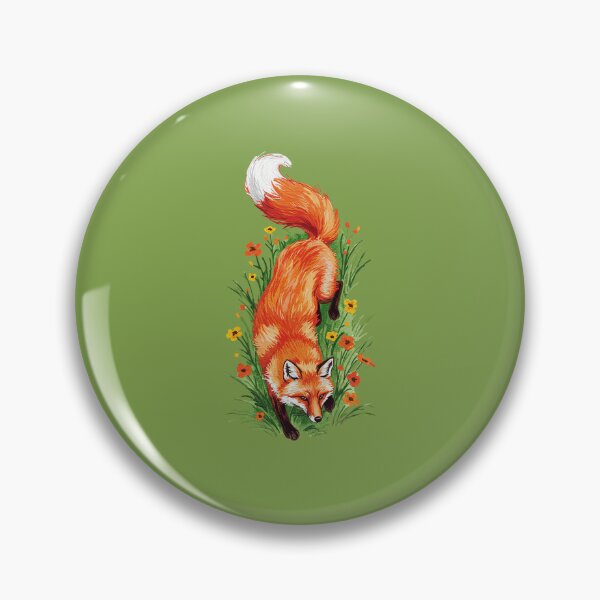 Item preview, Fox  Spring Flowers designed and sold by TeeARTHY.