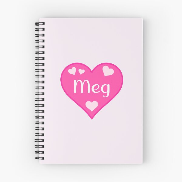 Artikelvorschau, Meg Name Rosa Herz entworfen und verkauft von Jeallan Designs.