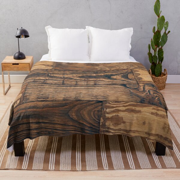 Item preview, Rustic Wood Mosaic Wall Art – Natural Tile Canvas Print designed and sold by jazzyfunky.