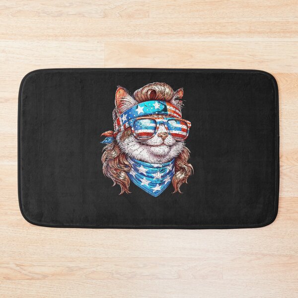 Item preview, Cat-American-Flag-Patriotic-Funny-Mullet-Cat-4Th-Of-July designed and sold by nadelqljoe.