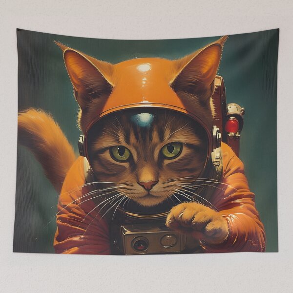 Item preview, hypnotic space cat designed and sold by she-devil-shirt.