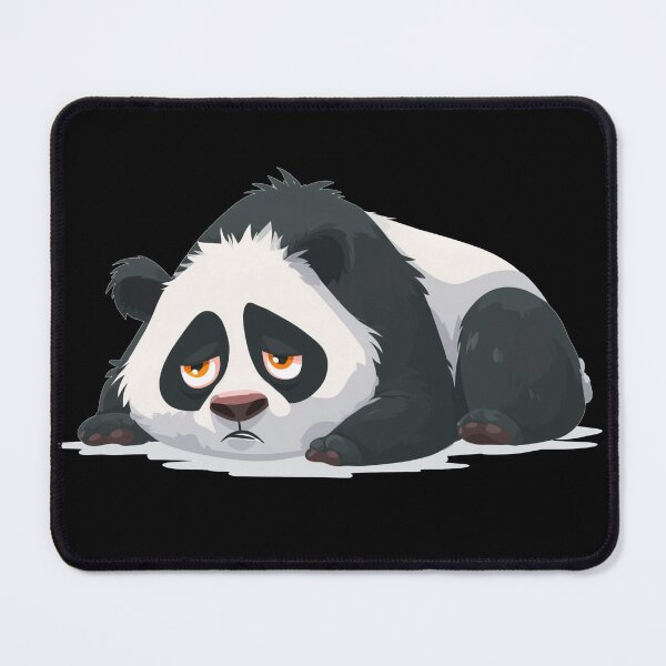 Item preview, Cute Exhausted Panda Illustration designed and sold by Clawffirmations.