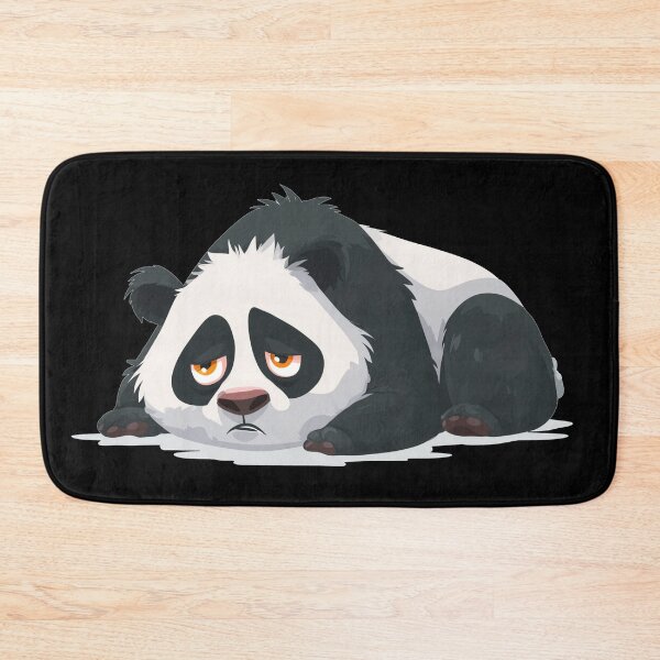 Item preview, Cute Exhausted Panda Illustration designed and sold by Clawffirmations.