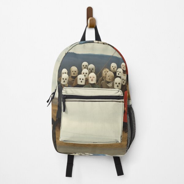 Item preview, Masked Gathering – Surreal Crowd in Disguise designed and sold by landletsy.