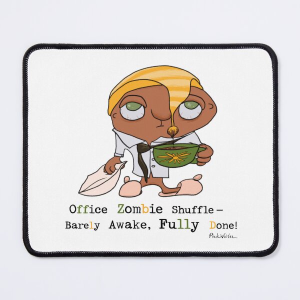 Item preview, Sleepy Gopher’s Coffee-Drip Office Struggle designed and sold by Pink Writer.