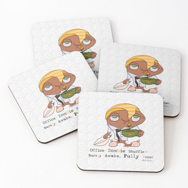 Item preview, Sleepy Gopher’s Coffee-Drip Office Struggle designed and sold by Pink Writer.
