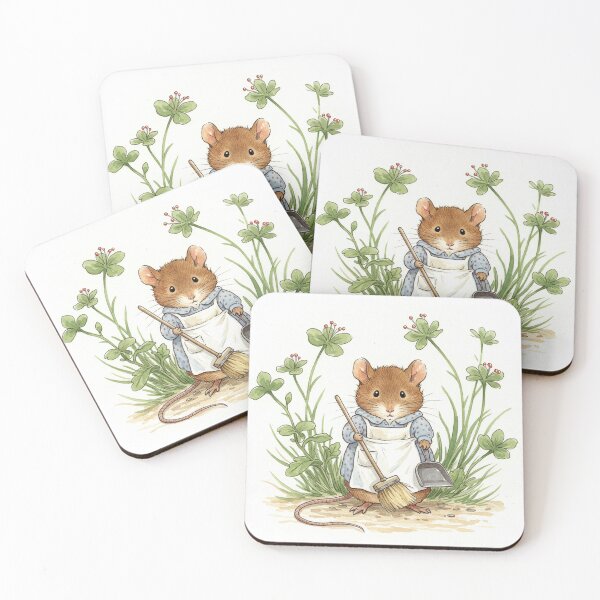 Item preview, Woodland Housekeeper Mouse – Storybook Illustration designed and sold by Pasteltone.