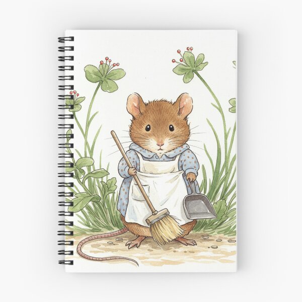 Item preview, Woodland Housekeeper Mouse – Storybook Illustration designed and sold by Pasteltone.