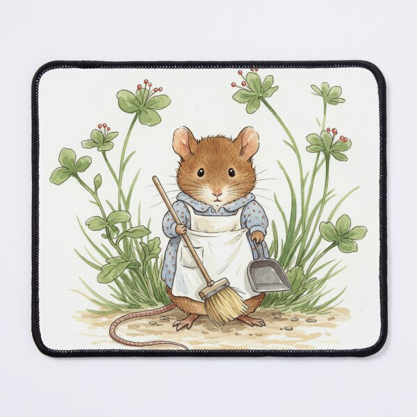 Item preview, Woodland Housekeeper Mouse – Storybook Illustration designed and sold by Pasteltone.