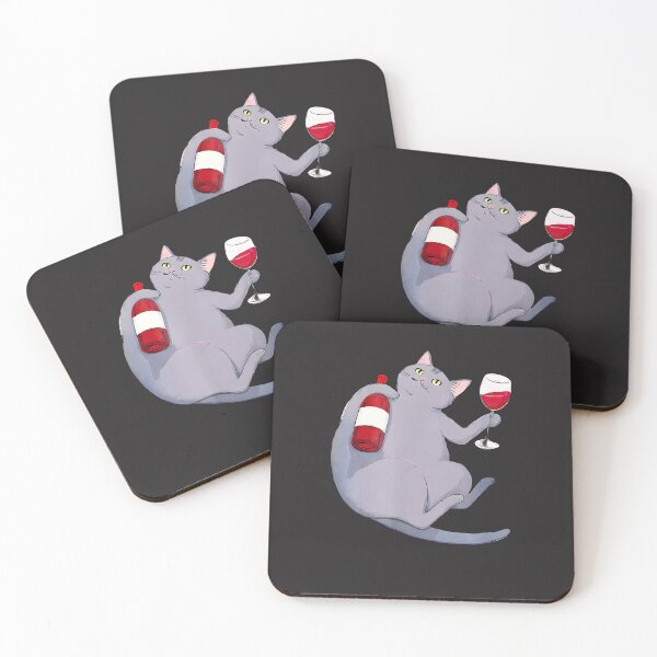 Item preview, Cat-And-A-Bottle-Of-Wine.-Cat-Wine-Red-Wine-Vino-Wine designed and sold by broxohnase.