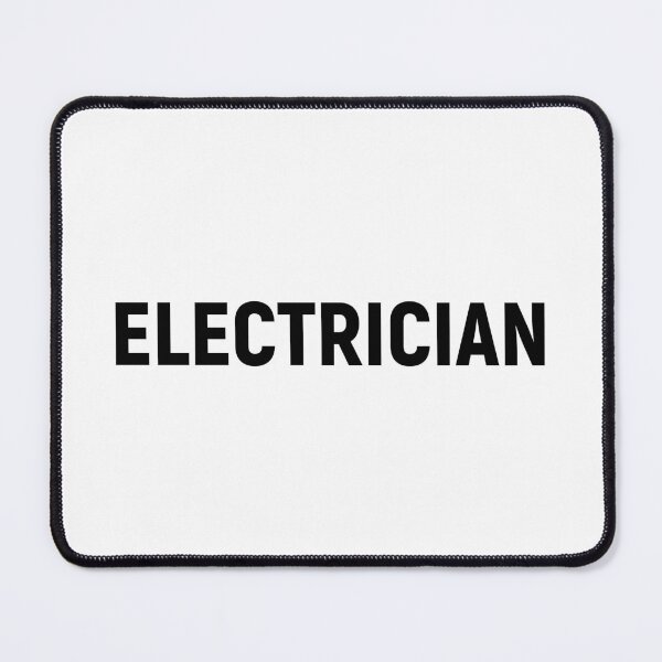 Item preview, Electrician - Job Title Text (Black) designed and sold by STUDIO-72.