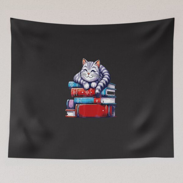 Item preview, Cat-And-Book-Lover'S-Delight designed and sold by broxohnase.