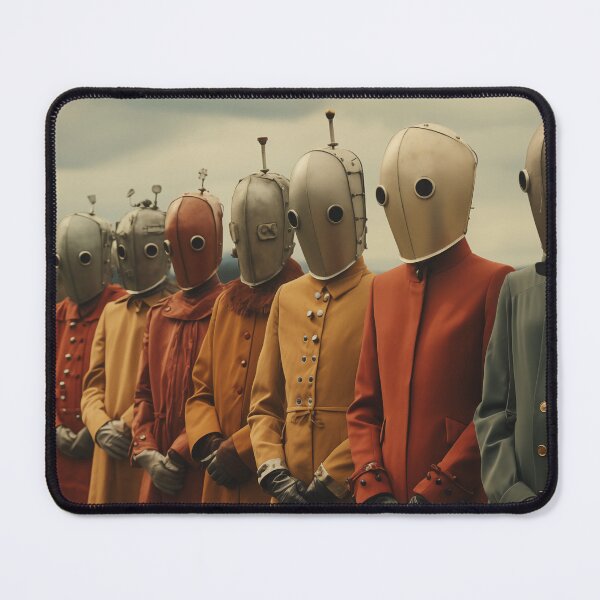Item preview, Mechanical Masked Figures – Surreal Lineup designed and sold by landletsy.