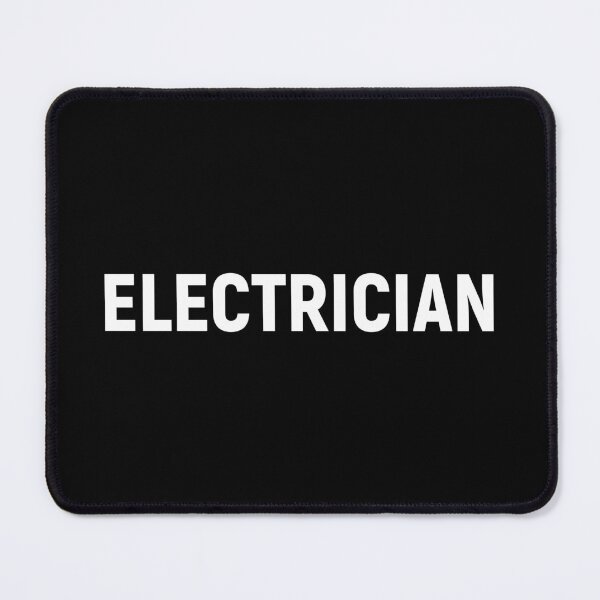 Item preview, Electrician - Job Title Text (White) designed and sold by STUDIO-72.