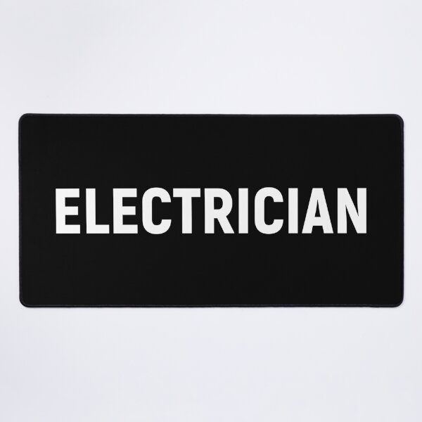 Item preview, Electrician - Job Title Text (White) designed and sold by STUDIO-72.
