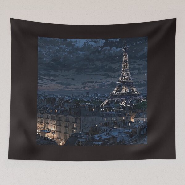 Item preview, Eiffel Tower  at Night Artwork  designed and sold by NivyasArtistry.