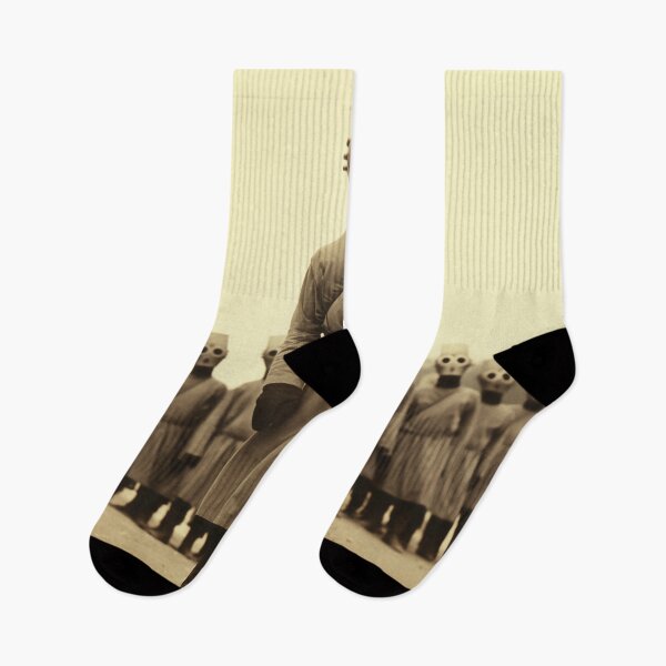 Item preview, Gas Mask Procession – Surreal Dystopian Line designed and sold by landletsy.