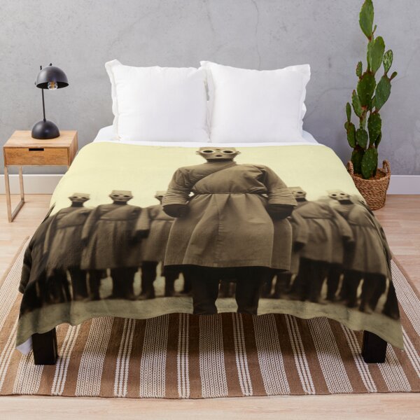 Item preview, Gas Mask Procession – Surreal Dystopian Line designed and sold by landletsy.