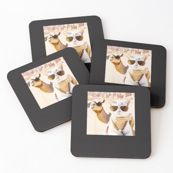 Item preview, Cat-And-Camel-Wearing-Sunglasses-Funny-Desert-Middle-East designed and sold by broxohnase.