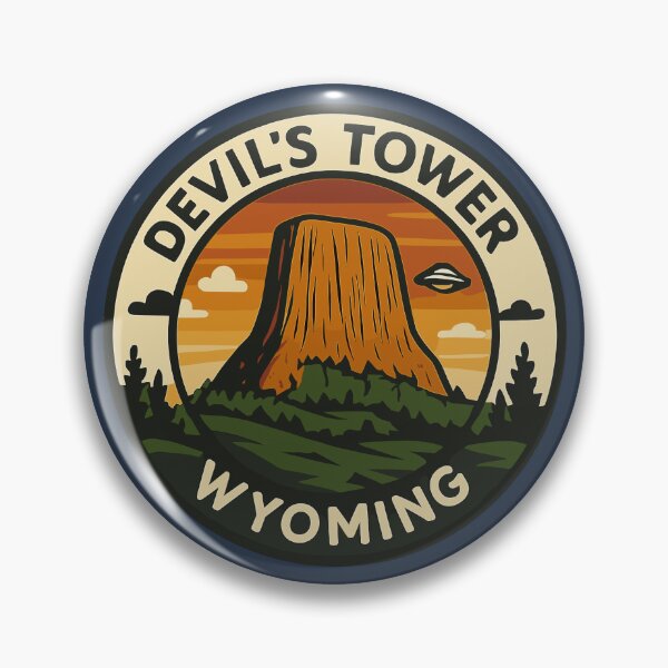Item preview, Close Encounters Devil's Tower Wyoming designed and sold by Polygon Mountain.