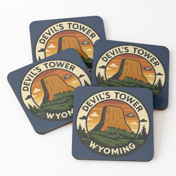 Item preview, Close Encounters Devil's Tower Wyoming designed and sold by Polygon Mountain.