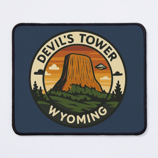 Item preview, Close Encounters Devil's Tower Wyoming designed and sold by Polygon Mountain.