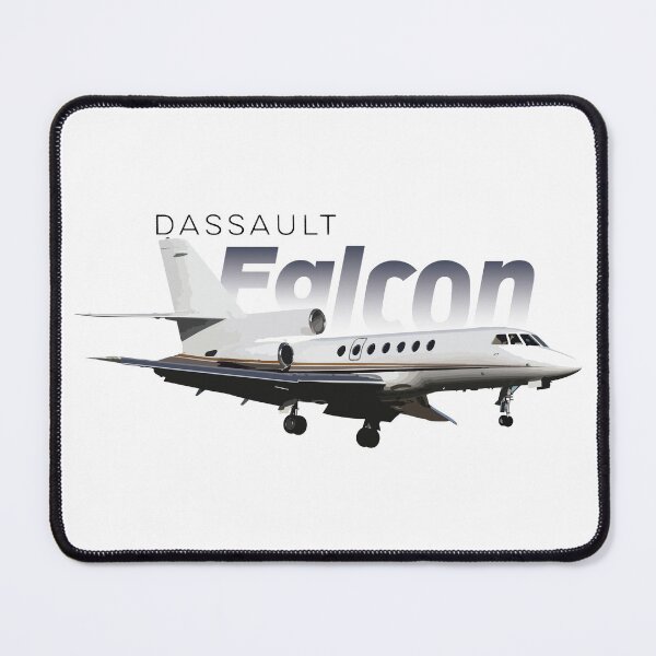 Item preview, Falcon Private Jet Abstract Illustration designed and sold by AddiK-Art.