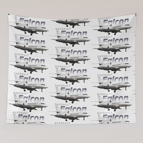 Item preview, Falcon Private Jet Abstract Illustration designed and sold by AddiK-Art.