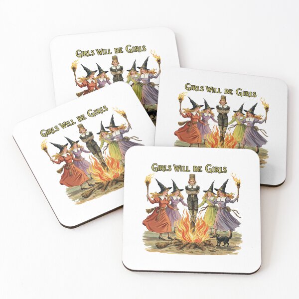 Item preview, Witches Feminist Girls Will be Girls designed and sold by TeeARTHY.