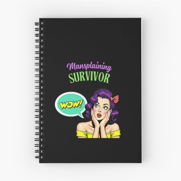 Item preview, Mansplaining Survivor designed and sold by TMK Originals.