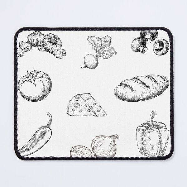 Item preview, Black and White Farmers Market Sketches designed and sold by sugababby.