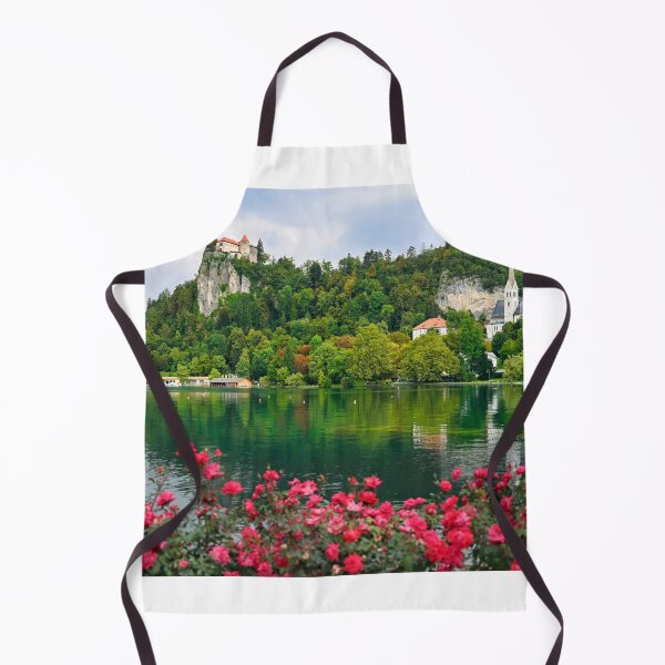 Item preview, View of Lake Bled with Bled Castle and church,landscape, Slovenia designed and sold by goceris.
