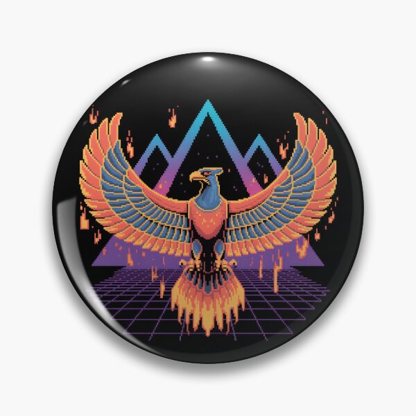Item preview, 8-Bit Cyberpunk Egyptian Eagle Pixel Art designed and sold by lalasine.story.