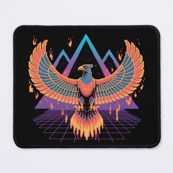 Item preview, 8-Bit Cyberpunk Egyptian Eagle Pixel Art designed and sold by lalasine.story.