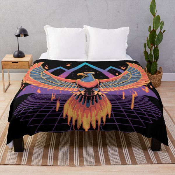 Item preview, 8-Bit Cyberpunk Egyptian Eagle Pixel Art designed and sold by lalasine.story.