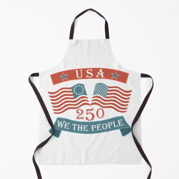 Item preview, America 250 Crossed Flags USA Patriotic Semi Quincentennial Birthday designed and sold by theartofvikki.