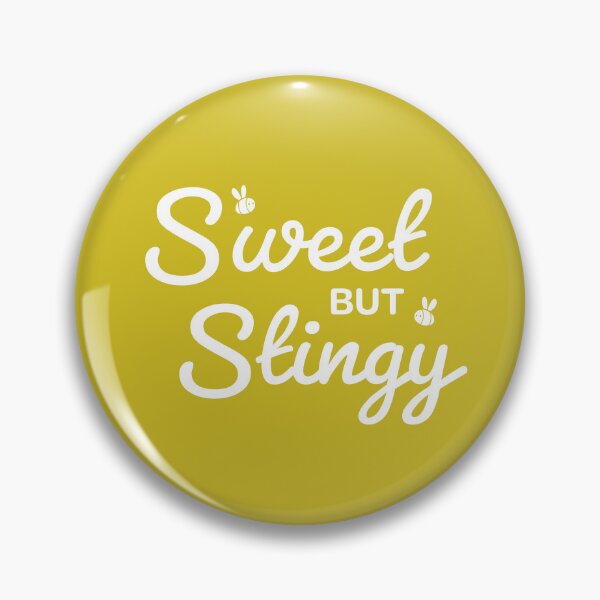 Item preview, Sweet But Stingy | Funny Bee Quote Minimalist Typography designed and sold by Katherine Ann.